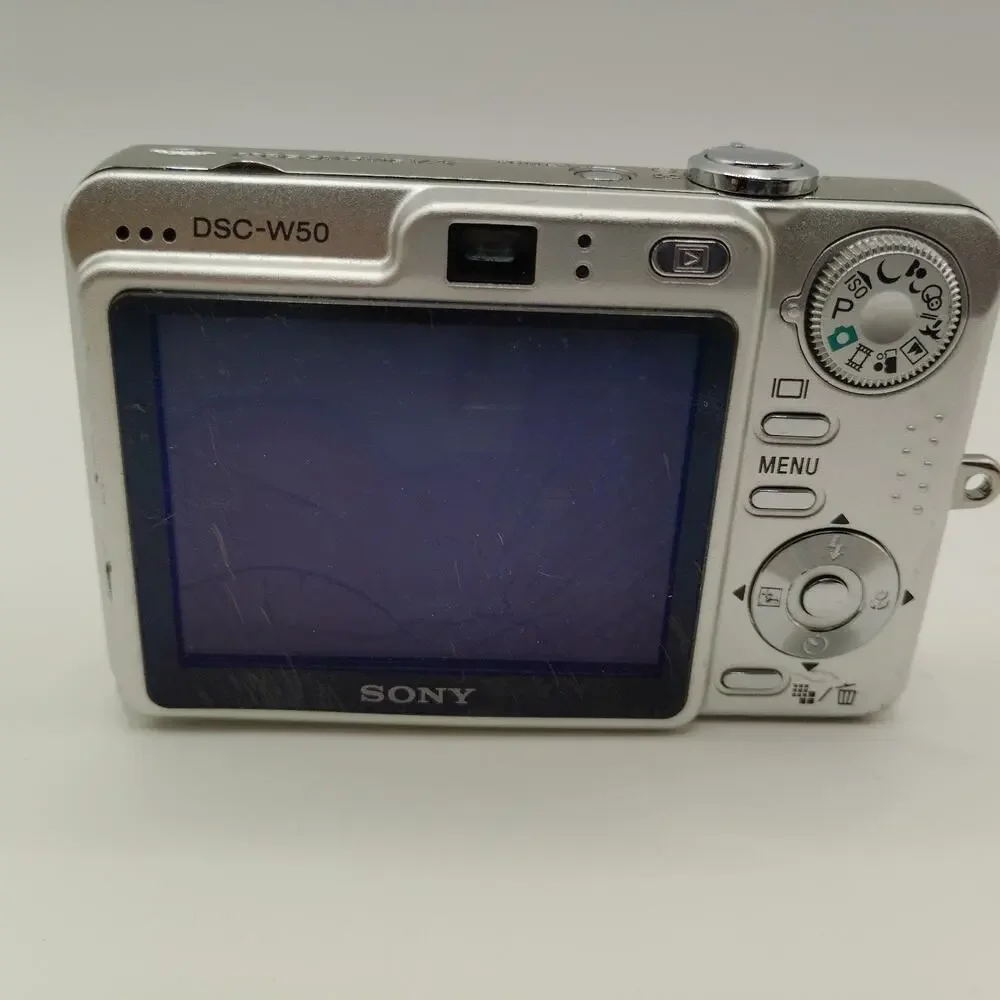Sony Cyber-shot 6MP Digital Camera Bad Screen No Battery Parts